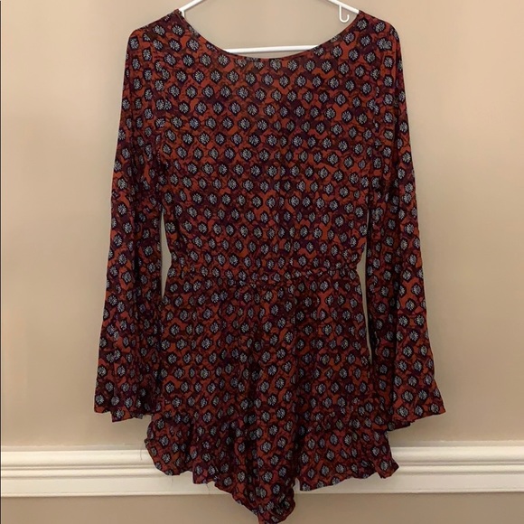xhilaration Patterned Romper - Picture 2 of 3